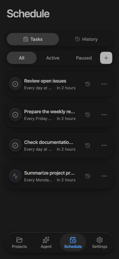 Schedules on the go